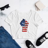 Women’s BLM/ Old Glory Crop Tee