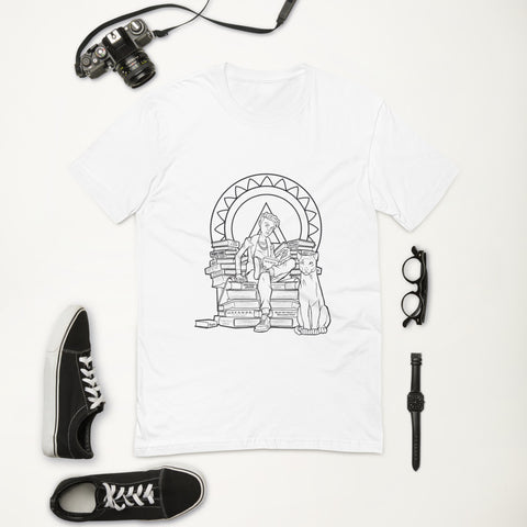 "Hey Auntie" B/W Short Sleeve T-shirt