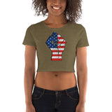 Women’s BLM/ Old Glory Crop Tee