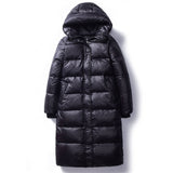 Women's Hooded Long Slim Parka