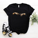 Print Letter Women T Shirt
