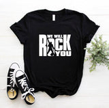 Print Letter Women T Shirt