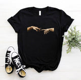 Print Letter Women T Shirt