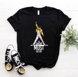 Print Letter Women T Shirt
