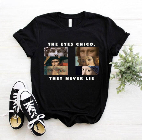 Print Letter Women T Shirt