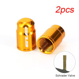2 pcs Ultralight Aluminum  Bicycle Tire Valve Cap