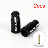 2 pcs Ultralight Aluminum  Bicycle Tire Valve Cap