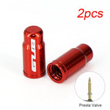 2 pcs Ultralight Aluminum  Bicycle Tire Valve Cap