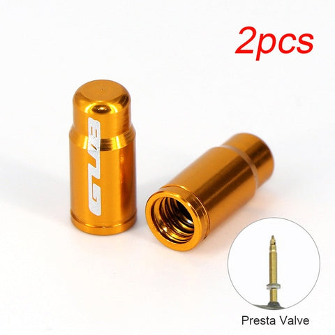 2 pcs Ultralight Aluminum  Bicycle Tire Valve Cap