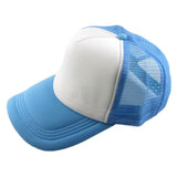 Unisex Trucker Cap Adjustable snapback (Mesh back and Blank Visor)