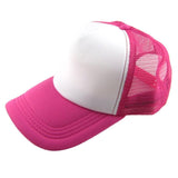 Unisex Trucker Cap Adjustable snapback (Mesh back and Blank Visor)