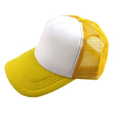 Unisex Trucker Cap Adjustable snapback (Mesh back and Blank Visor)