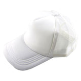 Unisex Trucker Cap Adjustable snapback (Mesh back and Blank Visor)