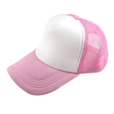 Unisex Trucker Cap Adjustable snapback (Mesh back and Blank Visor)