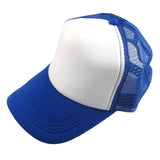 Unisex Trucker Cap Adjustable snapback (Mesh back and Blank Visor)