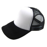 Unisex Trucker Cap Adjustable snapback (Mesh back and Blank Visor)