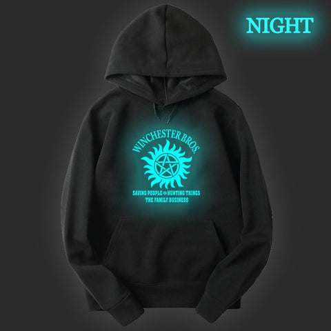 Supernatural Hoodies Men's Sweatshirt Women Korean Hoodie Long Sleeve Tops Pullovers Hoodies Hip Hop Unisex Winter Clothes