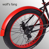 wolf's fang Snowmobile Bicycle wings Bicycle fender wing bike Iron material Strong durable Full coverage Snow bike free shipping