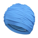 New Women Swimming Cap Girl Long Hair Bathing Swimming Caps Hat Stretch Drape Swim Pool Seaside Water Sport Elastic Nylon Turban