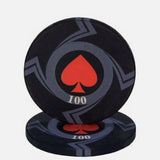 New  EPT Ceramic Texas Poker Chips Professional Casino European Poker Chips Set 10pcs/Lot Dropshipping