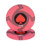 New  EPT Ceramic Texas Poker Chips Professional Casino European Poker Chips Set 10pcs/Lot Dropshipping