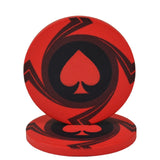 New  EPT Ceramic Texas Poker Chips Professional Casino European Poker Chips Set 10pcs/Lot Dropshipping