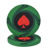 New  EPT Ceramic Texas Poker Chips Professional Casino European Poker Chips Set 10pcs/Lot Dropshipping