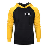 spring autumn Man Raglan Hoodies 2020 New Jesus Fish Simple Printed Sweatshirts Hoody Streetwear Warm Clothing homme tracksuits