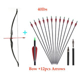 Hot 30lbs/40lbs Taken down Recurve Bow for Archery Bow Shooting Hunting Game Outdoor Sports Right hand&left hand bow can choose