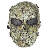 Tactical Paintball Mask Camo Hunting Shooting Airsoft Breathable Cosplay Skull Masks Camouflage Outdoor Combat Cs Wargame Masks