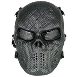 Tactical Paintball Mask Camo Hunting Shooting Airsoft Breathable Cosplay Skull Masks Camouflage Outdoor Combat Cs Wargame Masks