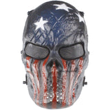 Tactical Paintball Mask Camo Hunting Shooting Airsoft Breathable Cosplay Skull Masks Camouflage Outdoor Combat Cs Wargame Masks