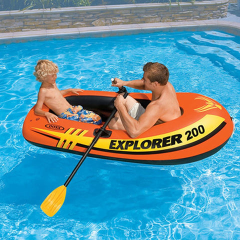 Intex boat inflatable Explorer 200, 185x94x41 cm, up 95кг from 6 years