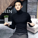 Men's Turtleneck Knitted Pullovers