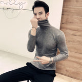 Men's Turtleneck Knitted Pullovers