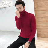 Men's Turtleneck Knitted Pullovers