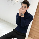 Men's Turtleneck Knitted Pullovers