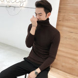 Men's Turtleneck Knitted Pullovers
