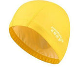 New 2020 Elastic Waterproof PU Fabric Protect Ears Long Hair Sports Swim Pool Hat Swimming Cap Free size for Men & Women Adults