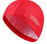 New 2020 Elastic Waterproof PU Fabric Protect Ears Long Hair Sports Swim Pool Hat Swimming Cap Free size for Men & Women Adults