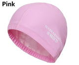 New 2020 Elastic Waterproof PU Fabric Protect Ears Long Hair Sports Swim Pool Hat Swimming Cap Free size for Men & Women Adults