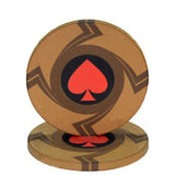 New  EPT Ceramic Texas Poker Chips Professional Casino European Poker Chips Set 10pcs/Lot Dropshipping