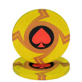 New  EPT Ceramic Texas Poker Chips Professional Casino European Poker Chips Set 10pcs/Lot Dropshipping