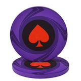 New  EPT Ceramic Texas Poker Chips Professional Casino European Poker Chips Set 10pcs/Lot Dropshipping