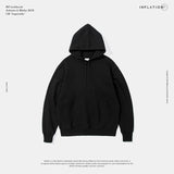 INFLATION 2020 Autumn Mens Thick Fleece Hoodies Hip Hop Pure Hoodies Thick Velvet Fabrics Winter Hoodies For Men Women 167W17