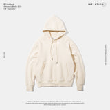 INFLATION 2020 Autumn Mens Thick Fleece Hoodies Hip Hop Pure Hoodies Thick Velvet Fabrics Winter Hoodies For Men Women 167W17