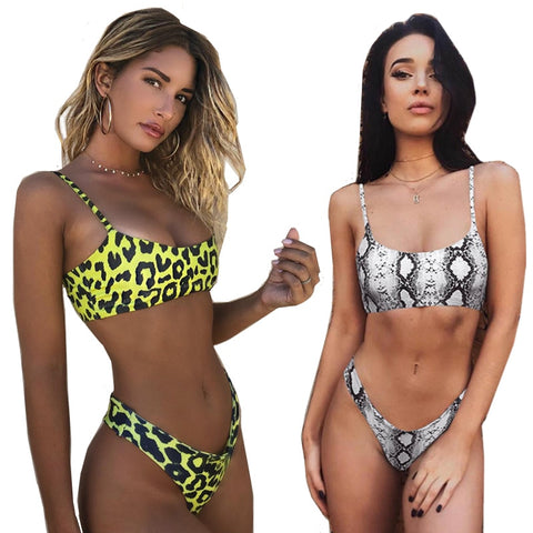 Sexy Snakeskin Bikini