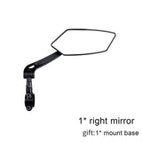 EasyDo Bicycle Rear View Mirror Bike Cycling Wide Range Back Sight Reflector Adjustable Left Right Mirrors