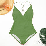 Women's One Piece Backless Bathing Suit