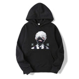 Tokyo Ghoul Anteiku Horror Printed Hoodies Cozy Tops Pullovers Hooded Sweatshirts